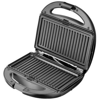 Adler tosteris, CR 3057, 1200 W, 220-240 V, 50 Hz, LED indikatori, melns/sudrabs, nelīpoša pārklājuma (CR 3057)