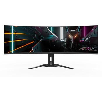 Gigabyte CO49DQ OLED изогнутый игровой монитор, 5120x1440, 1800R, 144Hz, 0.03ms, KVM, FreeSync Premium Pro, HDMI 2.1 (AORUS CO49DQ EK1)