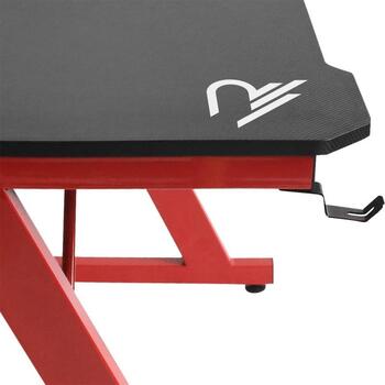 Subsonic Игровой стол Raiden Pro SA5593, 110см, 60см, 75см, 18кг, черный/красный, углеродное покрытие, металлическая рама (SA5593)