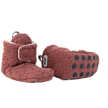 Lodger Slipper Folklore Fleece čībiņas SLF 625_12-18, 12-18M, 100% poliesters, rozā, meitenei, Velcro, pretslīdes zole (SLF 625_12-18)