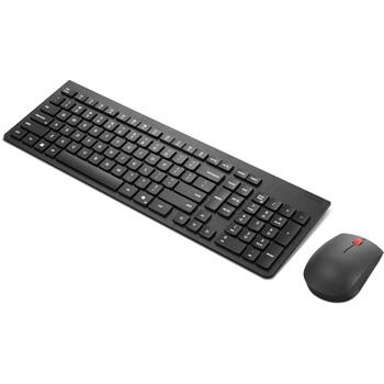 Lenovo Essential Wireless Combo клавиатура и мышь Gen2 4X31R64496, 2.4 GHz, 3 кнопки, черный, беспроводной, QWERTY, медиа-клавиши (4X31R64496)