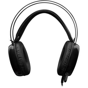 White Shark MARGAY GH-1947, Over-Ear, 20-20000Hz, 50mm, 32Ω, 105dB, RGB, mikrofons, vadu, USB/3.5mm (MARGAY)