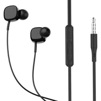 Tellur Наушники TLL162351, 1,2м, 16Ω, 50Hz-5KHz, 90db±5dB, с микрофоном, проводные, эргономичный дизайн (TLL162351)