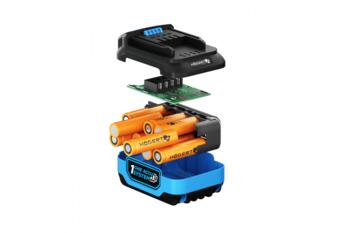 Hogert HT2E241-A60 akumulators, 18V, 6.0Ah, Li-Ion, 0.96kg, aizsardzība pret pārkaršanu, pārlādēšanu, īssavienojumu (HT2E241-A60)
