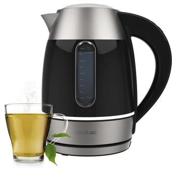 Cecotec Чайник Thermosense 400 VisionLight 1449, 2200Вт, 1.7л, нержавеющая сталь, поворотная база 360°, 7 настроек температуры (1449)