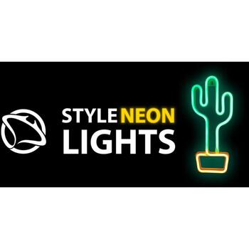 Manta Neona gaismas SNL07GNT, 5W, 5V, 2m strāvas vads, pakarināšanas cilpa, ērts slēdzis, stilīgs dekors (SNL07GNT)