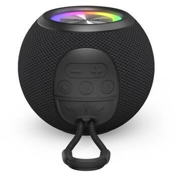 Hama Bluetooth колонка 00188237, 5 W, 1200 mAh, 3.7 V, 10 ч, Моно, Черный, LED подсветка, AUX, USB, MicroSD (00188237)
