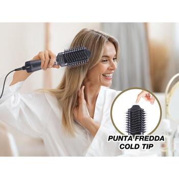 Beper Matu ieveidotājs P301PIS102, 1200W, 3 temperatūras, 2 ātrumi, melna, aizsardzība pret pārkaršanu, grozāms vads (P301PIS102)