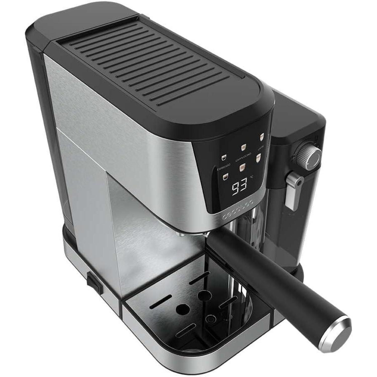 Cecotec Кофеварка Power Espresso 20 Cream 651, 1350 Вт, 20 бар, встроенный вспениватель молока, полуавтоматическая (651)
