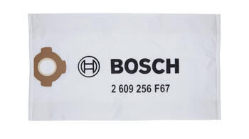 Putekļu sūcēju piederumi, izturīgi flīsa filtru maisi, 2609256F67, BOSCH (2609256F67)