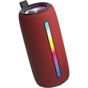Denver BTL-360BD Bordeaux 111151020800, 10 W, 1200 mAh, Bluetooth 5.3, RGB подсветка, 2 динамика, AUX, USB, Micro SD (111151020800)