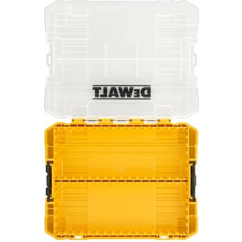 Dewalt TOUGHCASE® Kaste DT70803-QZ, 1 gab., modulārs dizains, TSTAK saderīgs, caurspīdīgs vāks (DT70803-QZ)