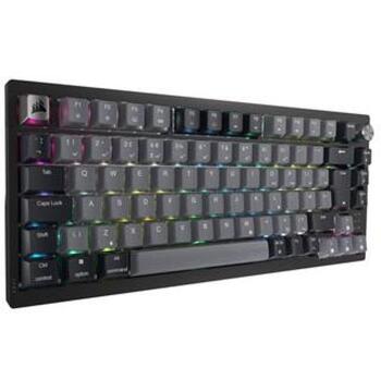 Corsair Клавиатура K65 PLUS CH-91D401L-ND, 2.4 GHz, RGB, CORSAIR MLX Red, 75% компактная, программируемые клавиши (CH-91D401L-ND)