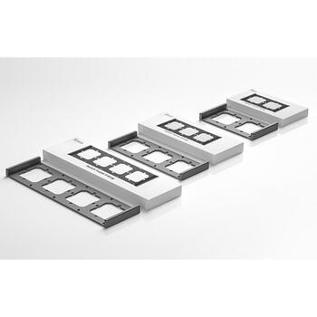 Sonoff Рамка для выключателя M5 80 двойная M5-2C-80-F, 157x86x14.8mm, огнестойкий PC V0, совместима с выключателями M5-80 (M5-2C-80-F)