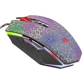 A4Tech Игровая мышь A4TMYS47285, 4000 DPI, 8 кнопок, 1.8 м, 1000 Гц, настраиваемый цвет подсветки, USB (A4TMYS47285)