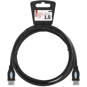 Emos Высокоскоростной HDMI 2.0 кабель Ethernet SL0101, 1,5 м, 10,2 Гбит/с, 4K, ARC, 3D поддержка (SL0101)