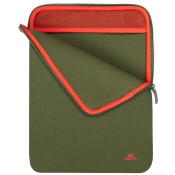 Rivacase Чехол для MacBook 13 5221KHAKI, 39.6см, 220г, неопрена, монохромный, внутренняя эластичная система, двойная молния (5221KHAKI)