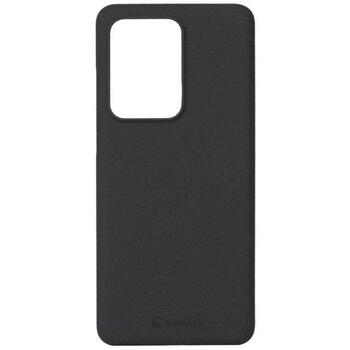 Krusell Essentials SandCover Samsung Galaxy S20 Ultra, 61942, черный, пластик, задняя крышка, беспроводная зарядка (61942)