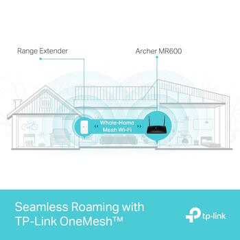 TP-Link Archer MR600 беспроводной маршрутизатор Dual-Band AC1200 с поддержкой 4G/5G SIM 1× WAN 3× LAN Gigabit MU-MIMO Чёрный (ARCHERMR600)