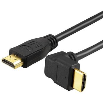Sbox HDMI кабель HDMI-90-15/R, 1,5м, 4K x 2K, 30 кадров/с, 10,2 Gbit/c, 24K позолоченные разъемы, Ethernet, ARC, CEC (HDMI-90-15/R)