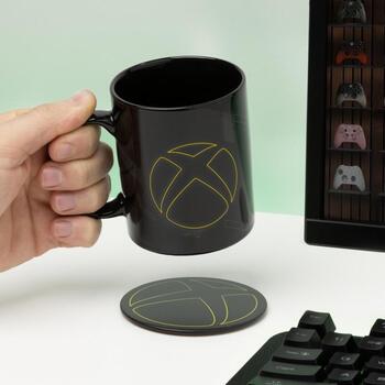 Paladone Xbox кружка и металлическая подставка PP10613XB, 300 мл, черная, официально лицензированный продукт Xbox (PP10613XB)