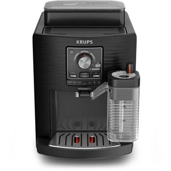 Krups кофемашина EA5028E0, 15 бар, 1450 Вт, 2 л, 260 г, полностью автоматическая, встроенный капучинатор, черный (EA5028E0)