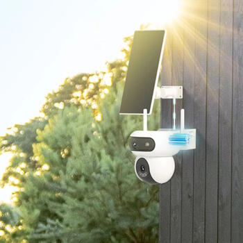 Ezviz HB90/SP WIFI Outdoor IP65 Dual lens 4MP+4MP Smart Pan & Tilt Battery Camera MicroSD / Night vision White (CS-HB90/SP)