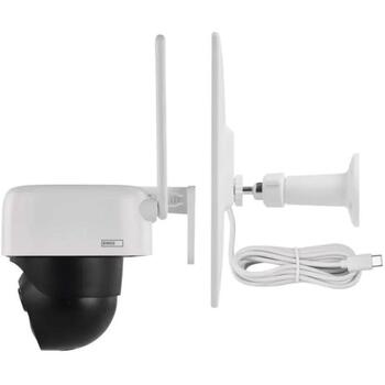 Emos уличная камера IP-1200 WASP H4067, 5MPx, 9 200 mAh, IP44, 135°, ночное видение, двусторонняя связь (H4067)