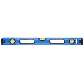Hogert HT4M012 Алюминиевый уровень, 120см, 3 пузырьковых уровня, ±0,5мм/м, профиль 1,3мм (HT4M012)