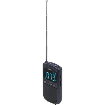 Adler Мини Радио CR 1905, 900mAh, 1 динамик, LCD дисплей, 20 предустановленных станций, функция будильника (CR 1905)