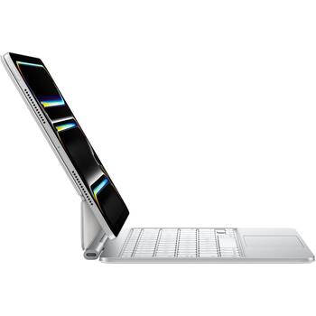 Apple Magic Keyboard для iPad Pro 11 дюймов (M4) MWR03S/A, белый, USB-C, 14 функциональных клавиш, тактильный трекпад (MWR03S/A)