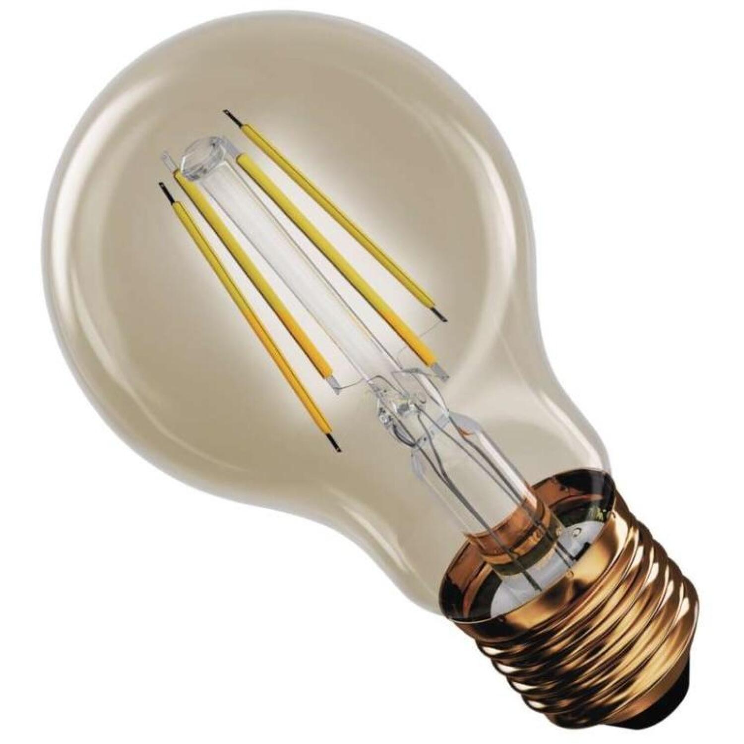 Emos LED лампочка Vintage A60 Z55032, 4,5 Вт, 420 лм, 230 В/50 Гц, 320°, 2200 K, E27, 25 000 часов, 4 чипа, теплый белый (Z55032)