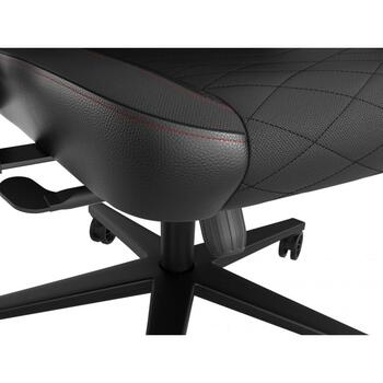 Genesis Nitro 890 G2 NFG-2050 spēļu krēsls, 150kg, 47-53cm, 160°, 3D roku balsti, eko āda, melns (NFG-2050)