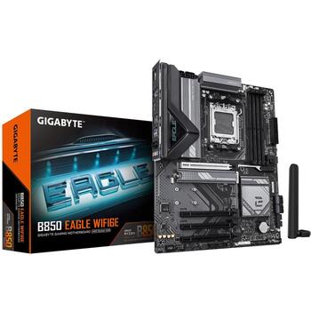 Gigabyte B850 EAGLE WIFI6E mātesplate, 256GB, 8200MHz DDR5, 1xPCIe 5.0, 3xPCIe 4.0, GbE LAN, WIFI 6E, USB 3.2 Gen 2 (B850 EAGLE WIFI6E)