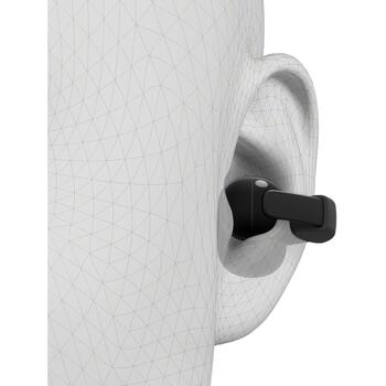 Sony LinkBuds WF-LC900 Clip беспроводные наушники, 9ч, 37ч с зарядным кейсом, Bluetooth 5.3, IPX4, открытый тип (WFLC900B.CE7)
