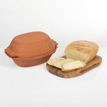 Browin māla cepamtrauks 770608, 4L, 33cm, 24,2cm, 15,6cm, ar vāku, dabīgais māls (770608)