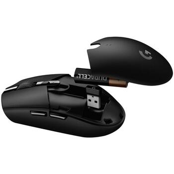 Logitech USB optiskā pele G305 910-005282, 12000 DPI, 400 IPS, 1 ms, 6 pogas, 250 stundu akumulatora darbības laiks (910-005282)