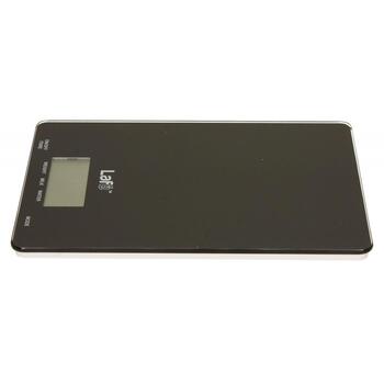 Lafe Кухонные весы WKS001.1 LAFWAG44594, 5 кг, 1 г, черный, ЖК-дисплей, функция тарирования, противоскользящая база (LAFWAG44594)