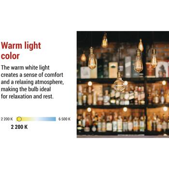 Emos LED лампочка Vintage Candle Z53012, 2,5 W, 225 lm, E14, 2200 K, 320°, 2 чипа, класс F (Z53012)