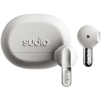 Sudio наушники N3 N3WHT, 32 Ohm, 12 mm, 105 dB, Bluetooth 5.4, 6 ч, 10 м, 2 микрофона, True wireless, In-ear, Белый (N3WHT)
