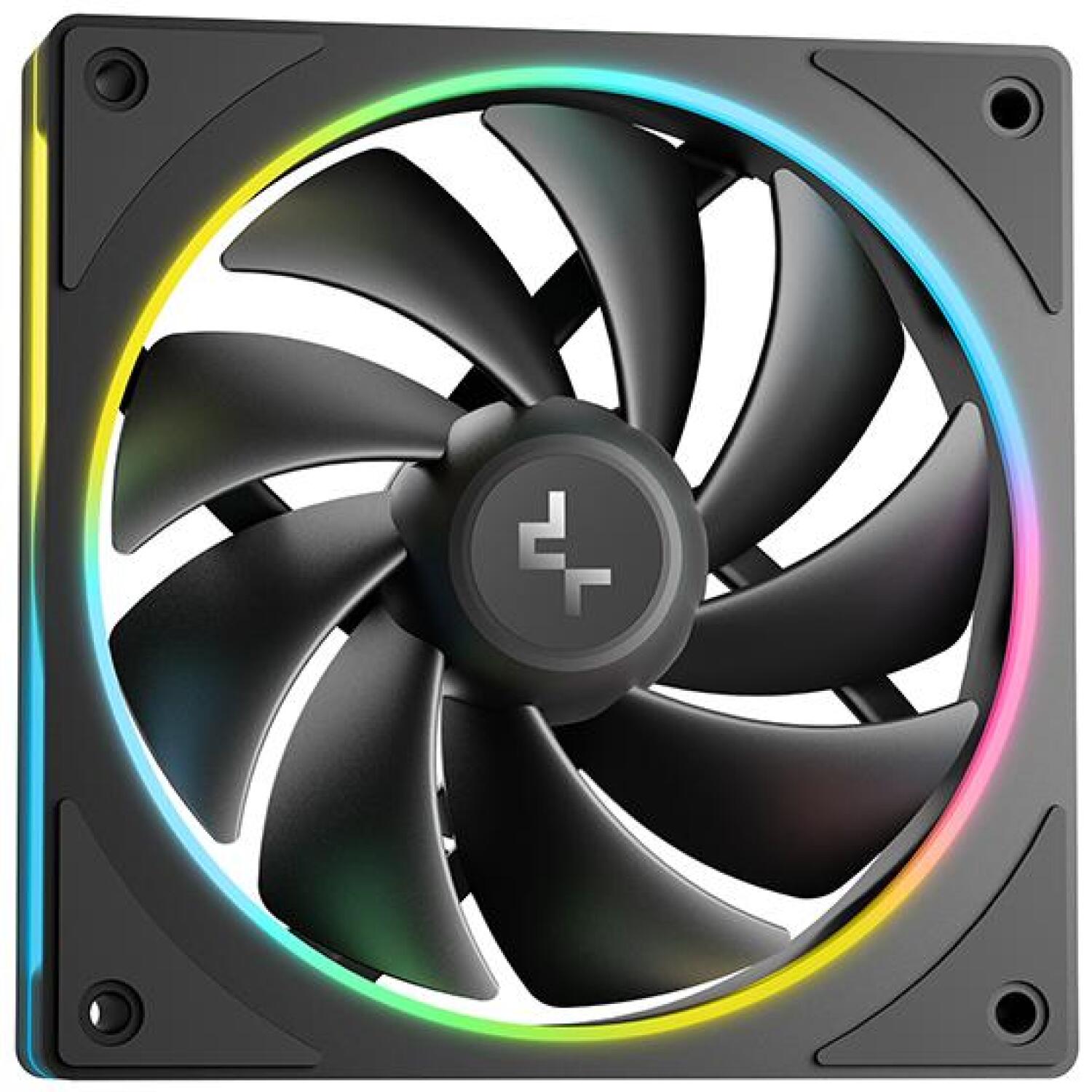 Deepcool жидкостный кулер для процессоров LM240 R-LM240-BKDMMC-1, 66.23 cfm, 2 вентилятора, 400-2400 rpm, 36.07 dBA (R-LM240-BKDMMC-1)