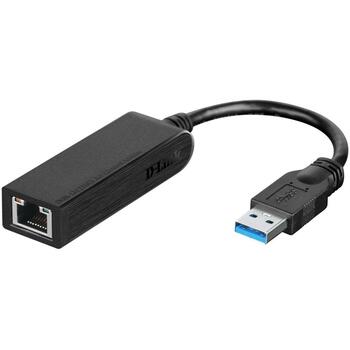 D-Link USB 3.0 Gigabit Ethernet адаптер DUB-1312, 1 Gbps, USB 3.0, Gigabit Ethernet (DUB-1312)