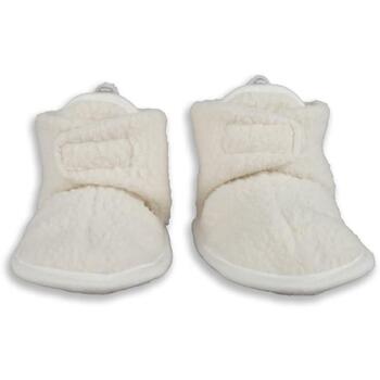 Lodger Teddy тапочки Cloud Dancer SLT 101_6-12, 6-12M, 100% полиэстер, Velcro, нескользящая подошва, 40°C (SLT 101_6-12)
