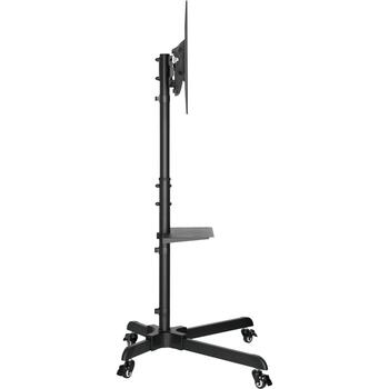 Sbox FS-224-2 mobilais grīdas statīvs, 32-55 collas, VESA 100x100-400x400, 35kg, 1030-1430mm, +5°/-12°, melns (FS-224-2)