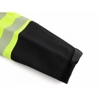 Pesso Hi-vis softshell jaka Leo LEO_HVG-M, CL2, M, dzeltena/melna, EN ISO 20471, ūdensnecaurlaidīga, elpojoša (LEO_HVG-M)