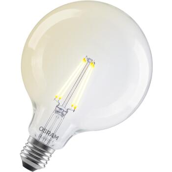Osram умная LED лампа SMART+ MATTER 4099854529900, 6 Вт, E27, 806 лм, 2700 К, G125, Wi-Fi, регулируемая, Matter (4099854529900)