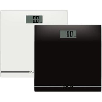 Salter Большие дисплейные стеклянные электрические весы 9205 BHCFEU12, 180кг, CR2032, ЖК-дисплей (9205 BHCFEU12)