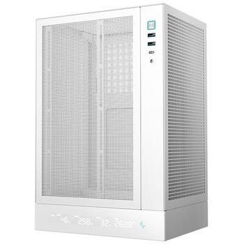 Deepcool игровой корпус CH170 DIGITAL R-CH170-WHNPI0D-G-1, 3,3 кг, 25 см, 20 см, 38 см, 3 слота расширения, 1 x USB-C, 2 x USB 3.0 (R-CH170-WHNPI0D-G-1)