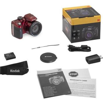 Kodak AZ405 цифровая камера AZ405RD, 20.68MP, 40x оптическое увеличение, 3.0 дюймовый ЖК, 720p видео, ISO 80-3200 (AZ405RD)