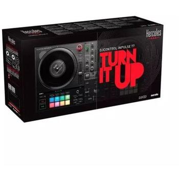 Hercules DJ контроллер DJControl Inpulse T7 4780928, 1 моно, USB подключение, портативный, колонки (4780928)